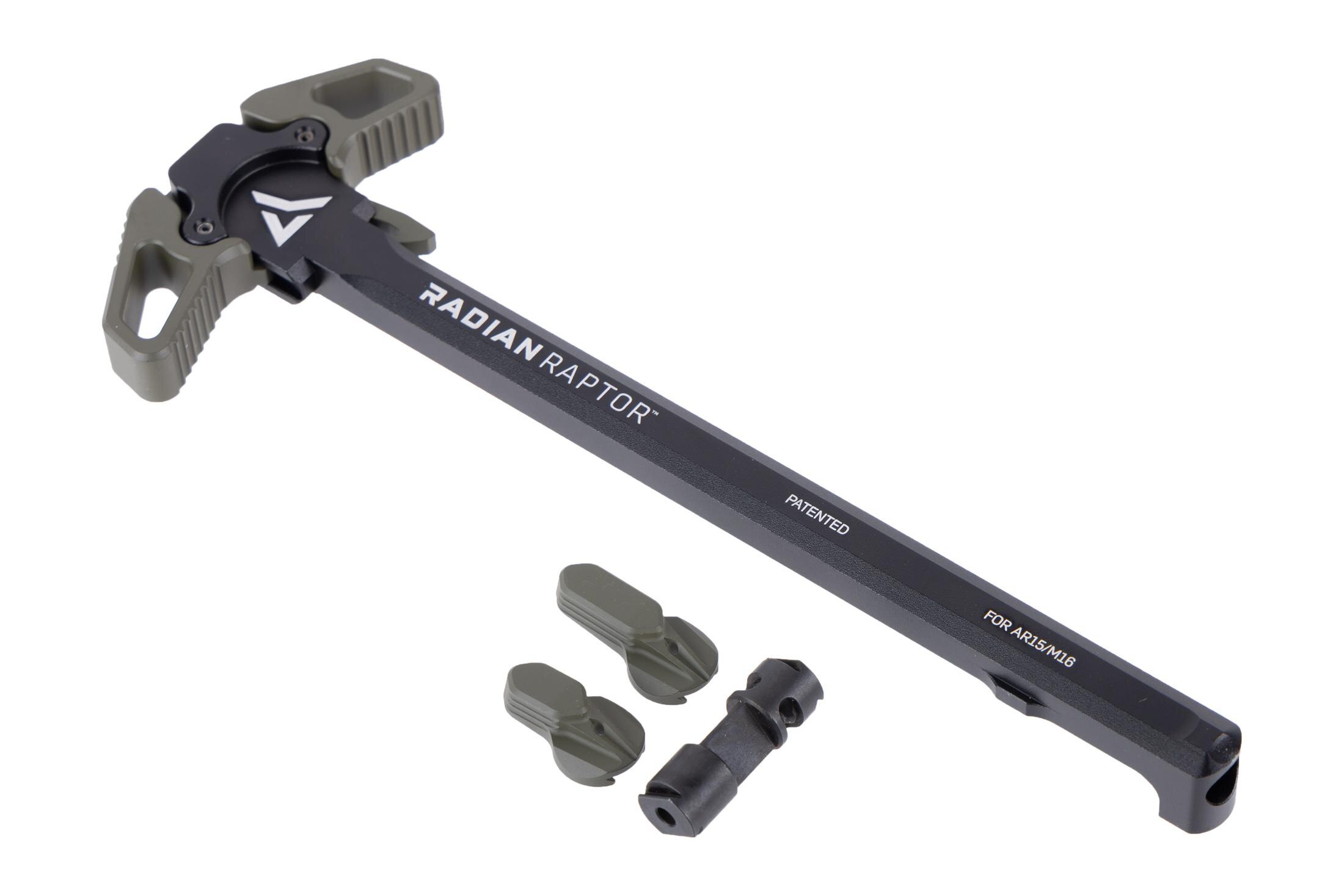 Radian Raptor Charging Handle & Talon Safety Selector Combo - OD Green